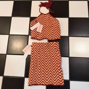 NWT Ronny Kobo Biance knit set